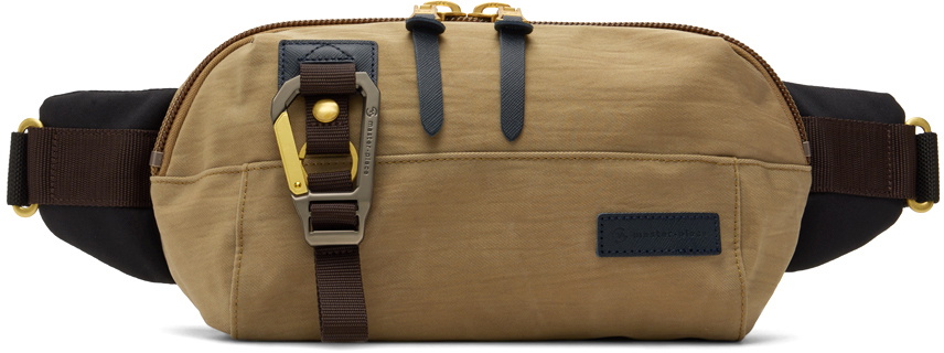 master-piece Beige Link Pouch