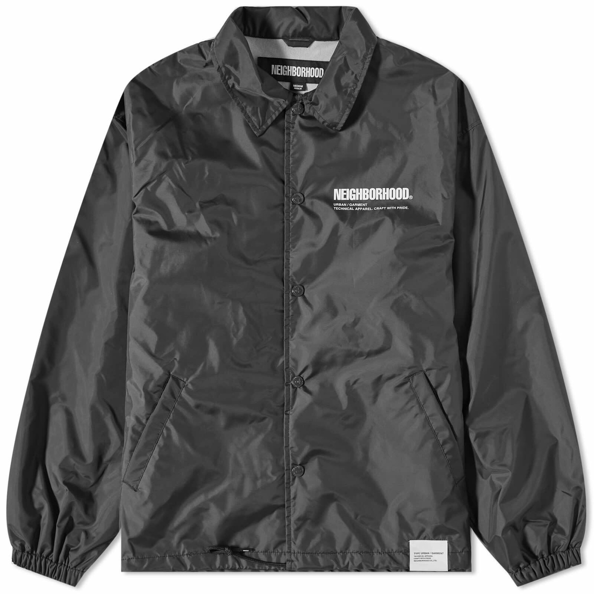 Neighborhood Men's Windbreaker Jacket in Black Neighborhood