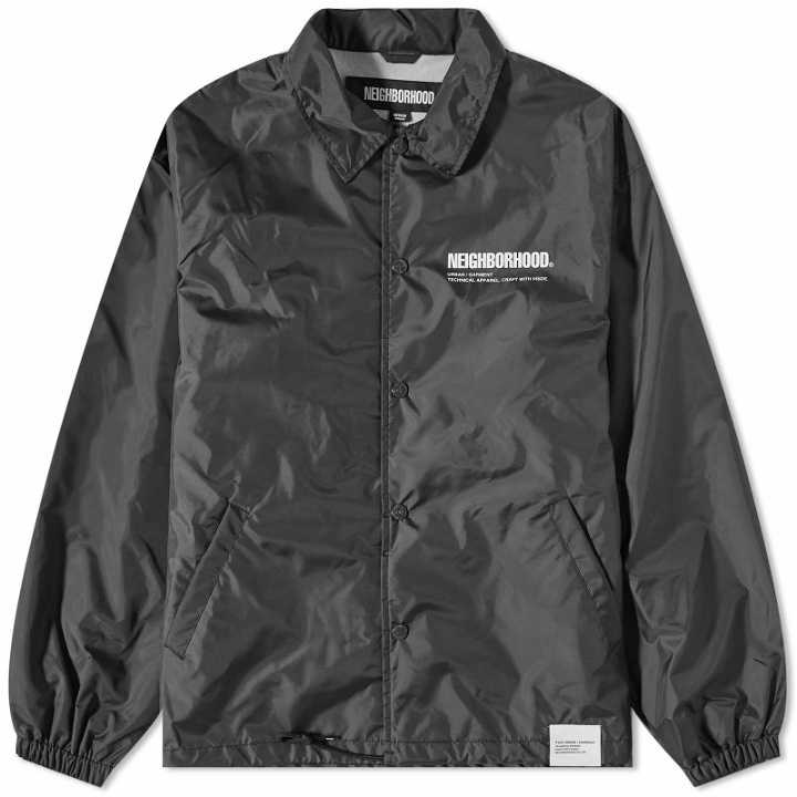 Photo: Neighborhood Men's Windbreaker Jacket in Black