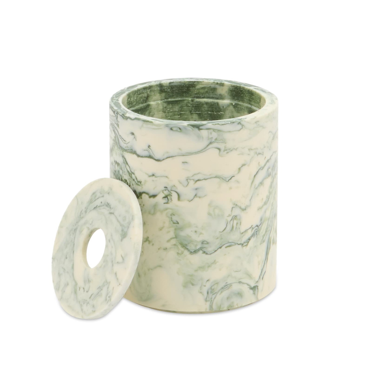 ferm LIVING Mist Container in Emerald/Off-White 