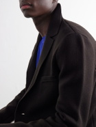 TOM FORD - Knitted Wool-Blend Blazer - Brown
