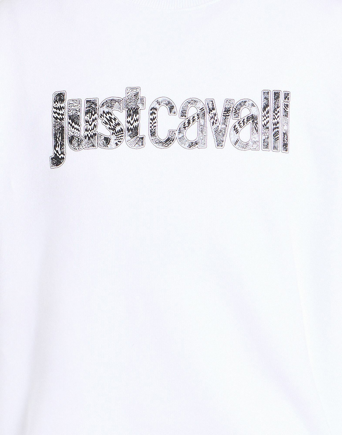 Just Cavalli Mens Sweatshirt in White