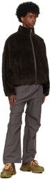 John Elliott Brown Corduroy Puffer Jacket