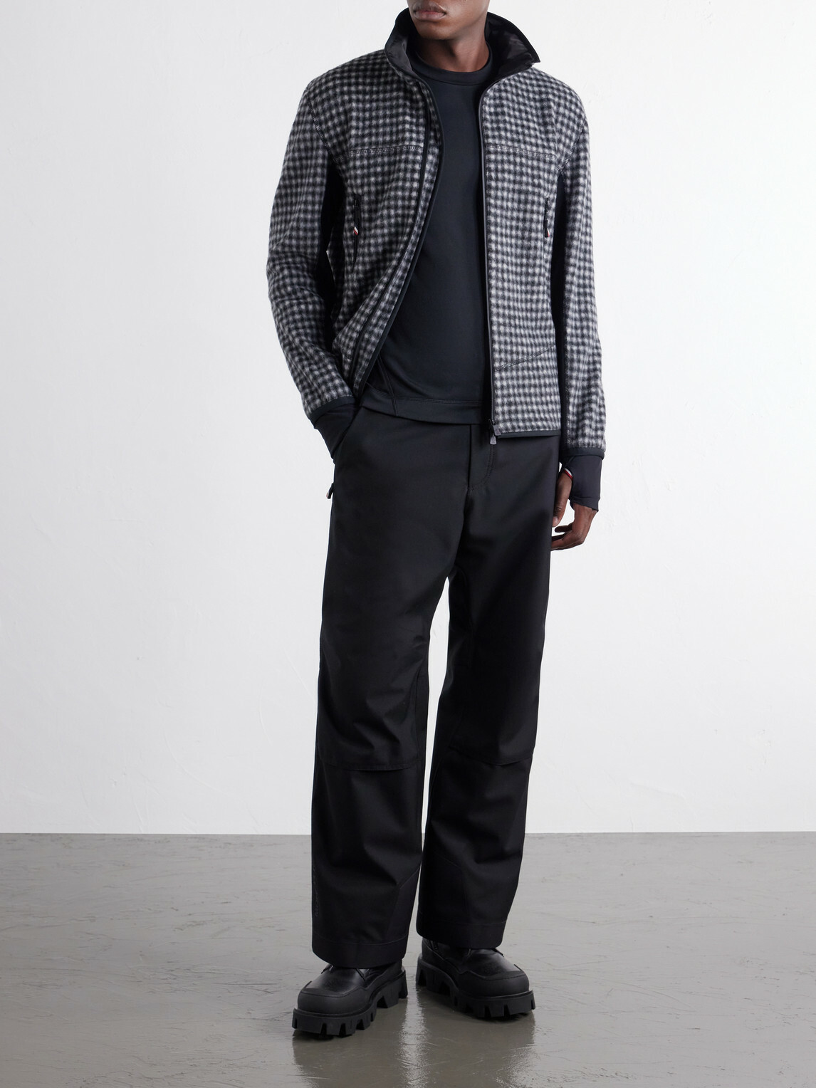 Moncler Grenoble - Polartec® Power Grid™ Jersey Base Layer - Black