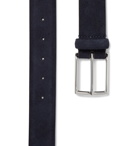 Anderson's - 3.5cm Suede Belt - Blue