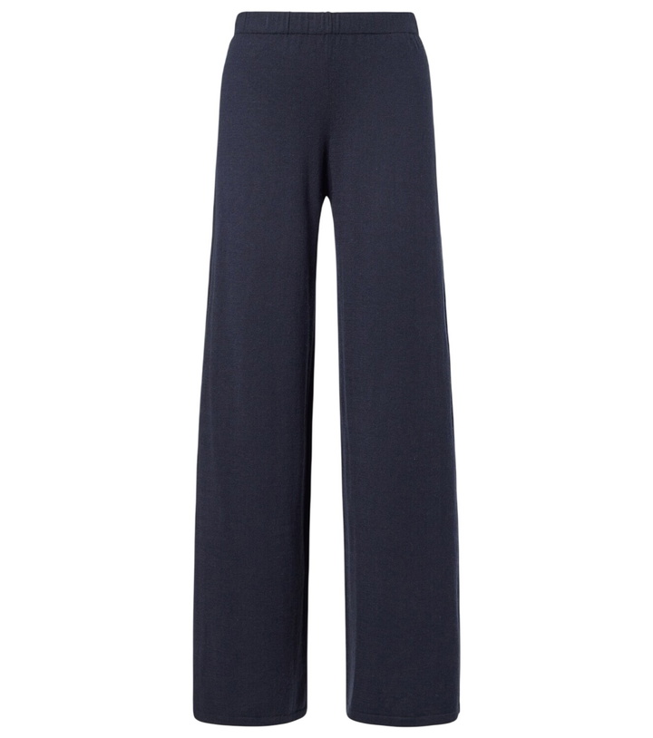 Photo: Lisa Yang Aina cotton and cashmere wide-leg pants