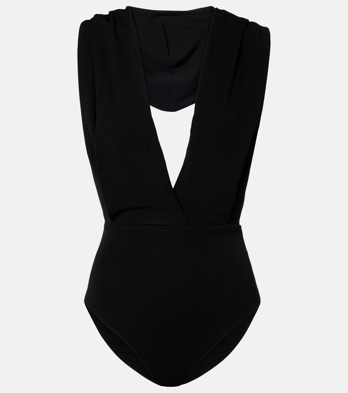 Balmain Hooded jersey bodysuit