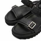 Acne Studios Women's Chunky Belt Sandals in Black