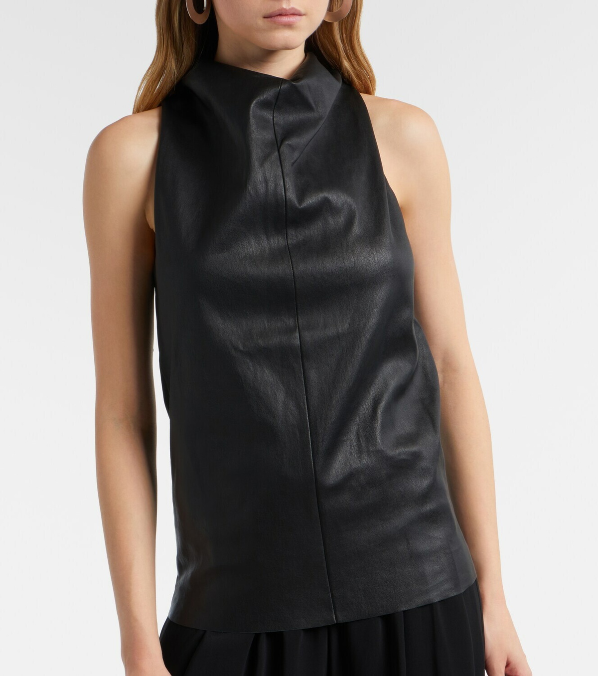 Stouls Aurea leather top