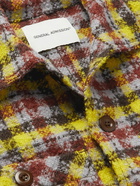 GENERAL ADMISSION - Checked Bouclé Overshirt - Orange