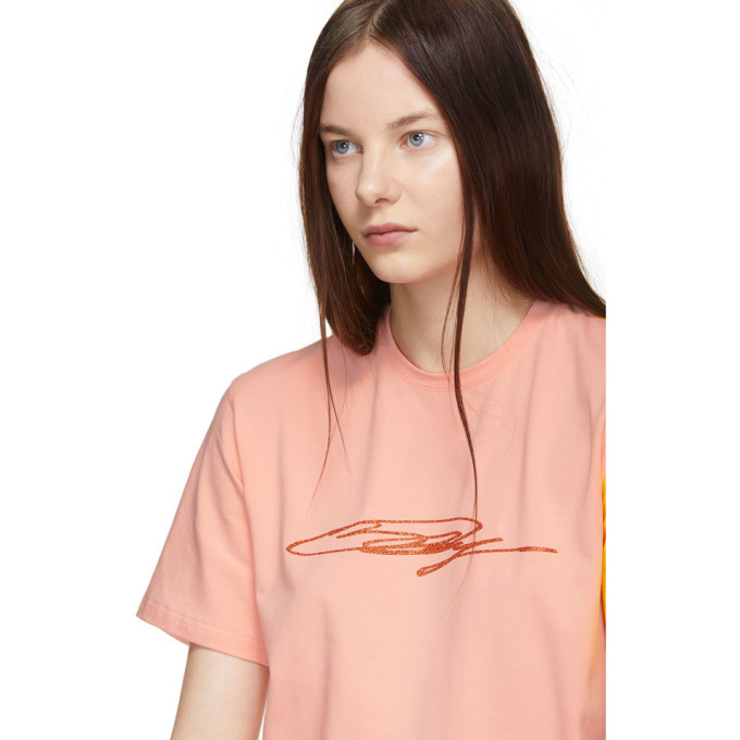 Anton Belinskiy Pink and Yellow Signature T-Shirt