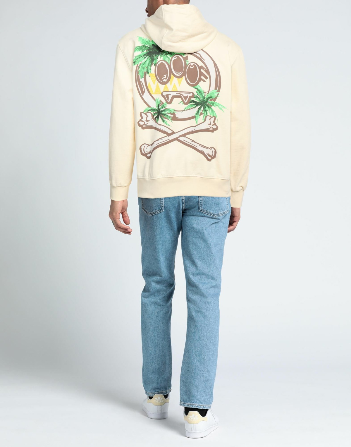 Barrow Mens Sweatshirt in Beige