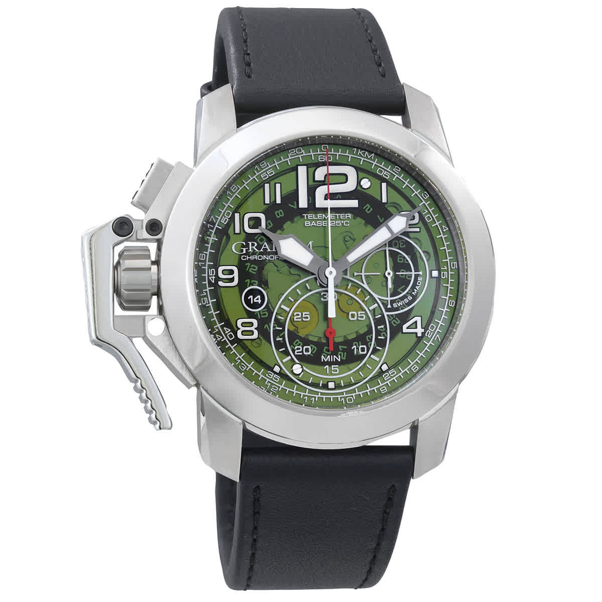 Graham Chronofighter Chronograph Green Skeleton Dial Automatic Mens Watch 2CCAS.G03A
