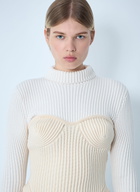Jean Paul Gaultier Ribbed Wool Sweater