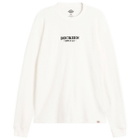 Dickies Men's Long Sleeve Waffle T-Shirt in Egret