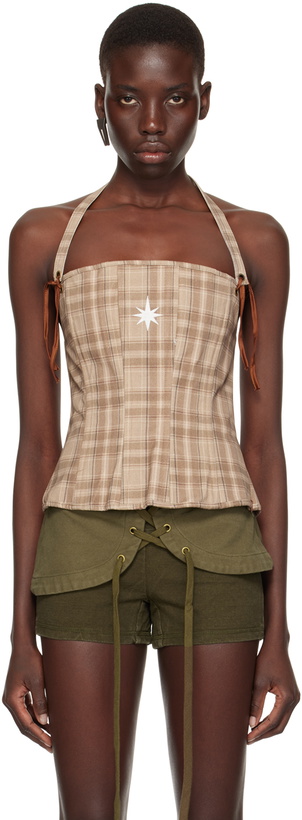 Photo: Raga Malak Brown Lala Tank Top