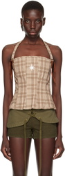 Raga Malak Brown Lala Tank Top