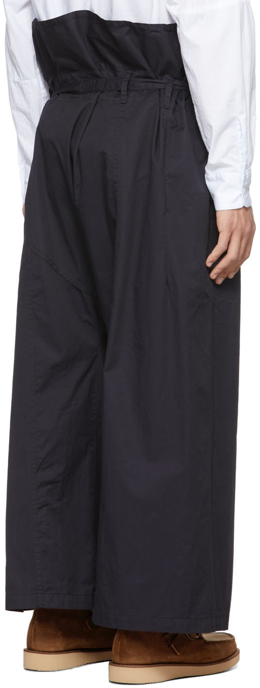 Engineered Garments Black Cotton Twill Fisherman Trousers