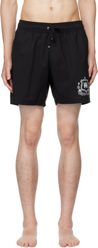 Photo: AMIRI Black 'Club AMIRI' Swim Shorts