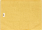 Tekla Yellow Terry Bath Mat