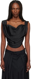 Vivienne Westwood Black Sunday Corset Top