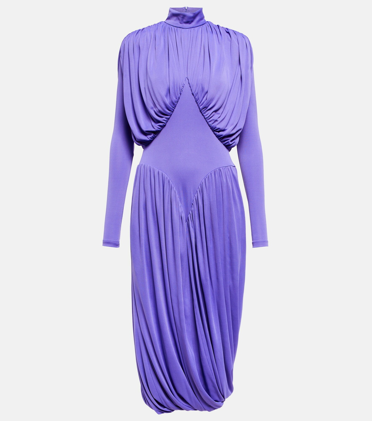 Stella McCartney - Draped jersey midi dress Stella McCartney