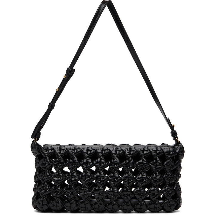 Photo: Bottega Veneta Black Square Knot 20 Bag