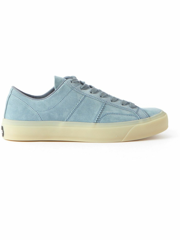Photo: TOM FORD - Cambridge Suede Sneakers - Blue
