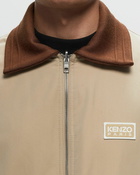 Kenzo Reversible Elevated Coach Jacket Beige - Mens - Bomber Jackets