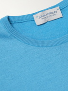 John Smedley - Lundy Slim-Fit Merino Wool Sweater - Blue