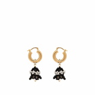 Shrimps Women's Brad Earrings in Gold/Black