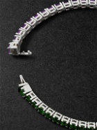 Yvonne Léon - White Gold, Diopside and Amethyst Bracelet - Unknown