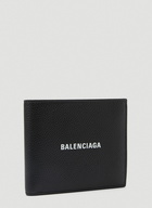 Bi-Fold Logo Wallet in Black