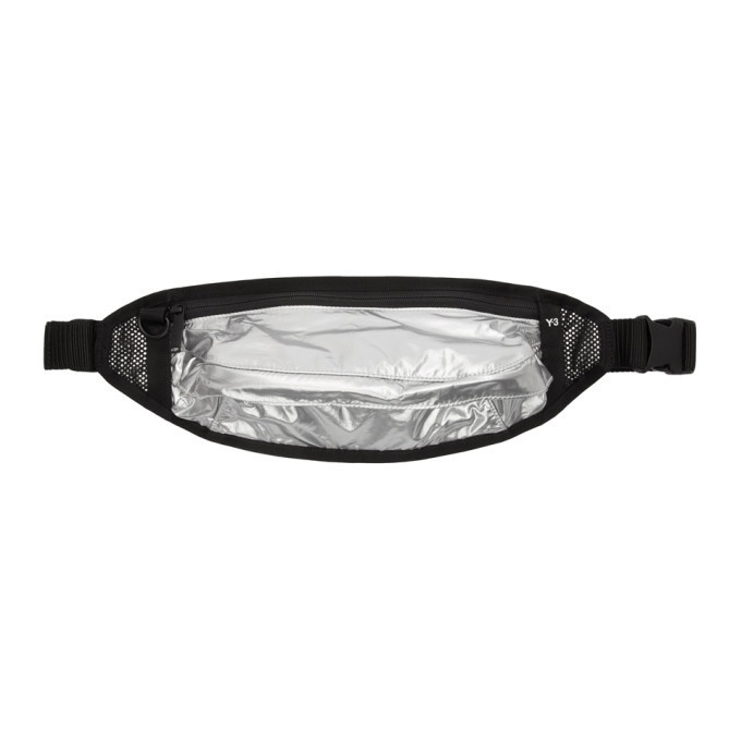 Photo: Y-3 Silver and Black Waist Pack