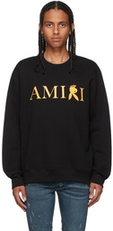 AMIRI Black & Gold Playboy Edition Reverse Bunny Sweatshirt