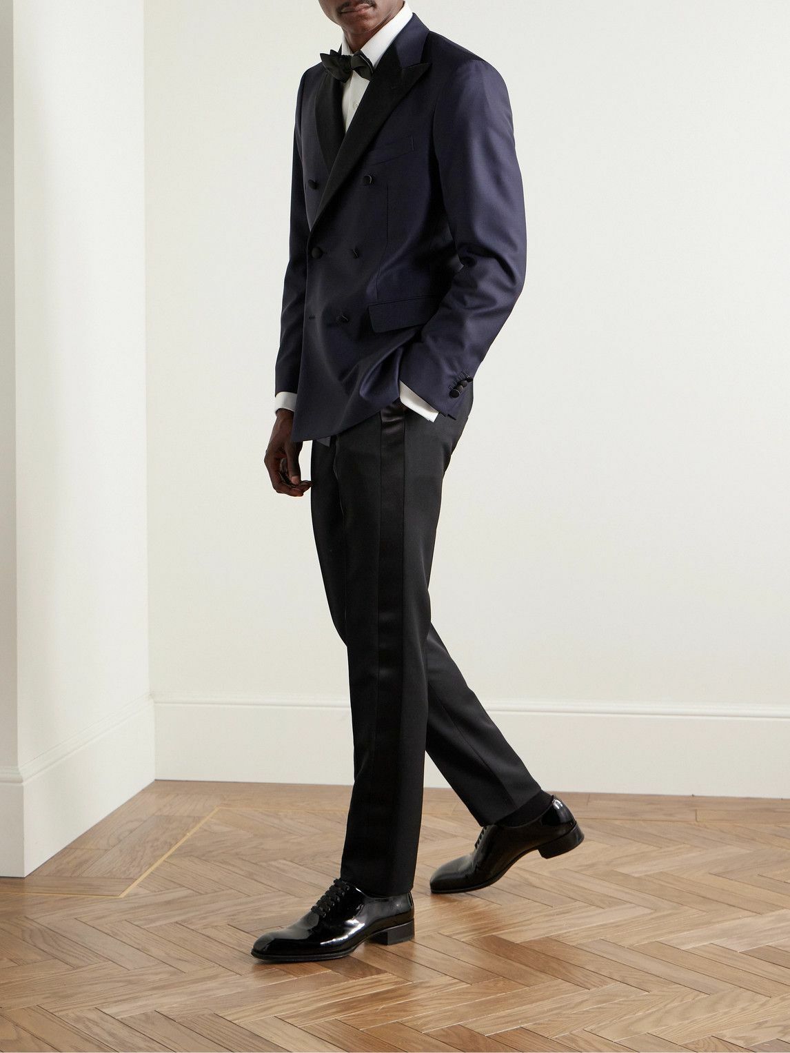 Boglioli single-breasted dinner suit - Black