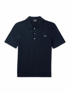 A.P.C. - Ollie Logo-Embroidered Cotton Polo Shirt - Blue