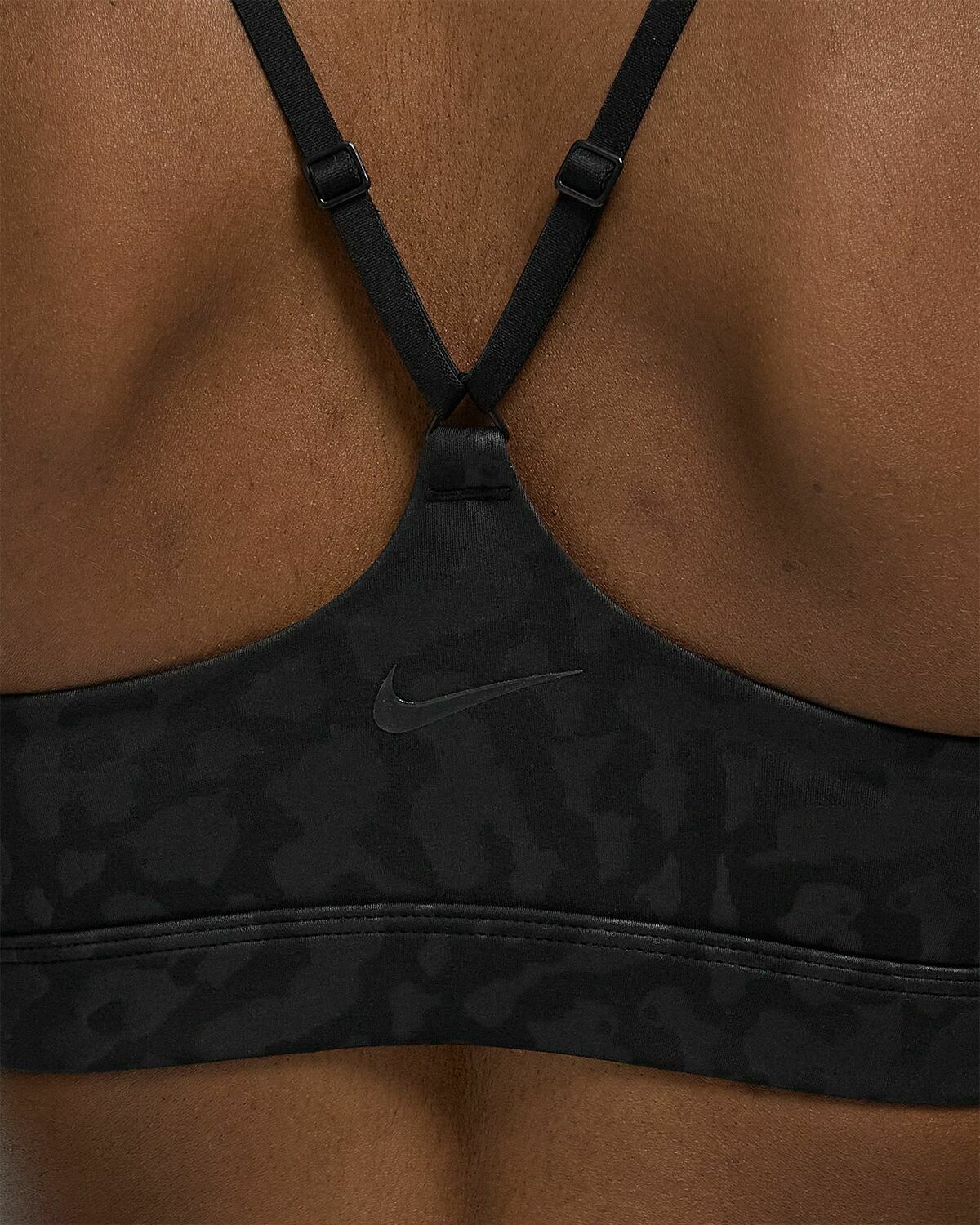 Nike DF INDY X UNVRSA BRA EMB Black Womens (Sports-) Bra