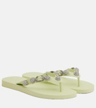Balenciaga Cagole embellished thong sandals
