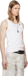 Alexander Digenova White Layered Tank Top