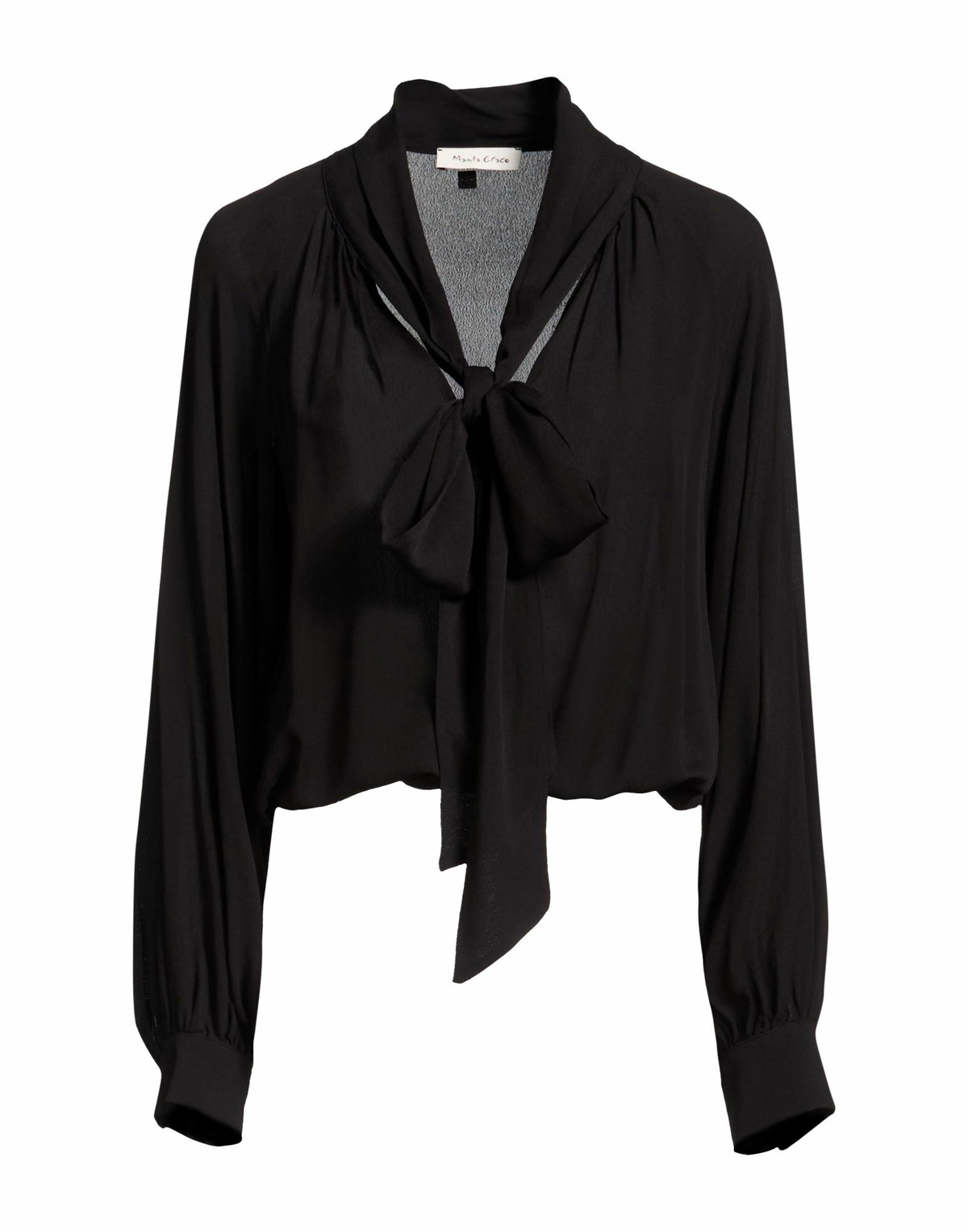 Manila Grace Womens Top in Black