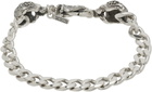 Emanuele Bicocchi Small Chain Skull Bracelet