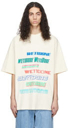 We11done Off-White Cotton T-Shirt