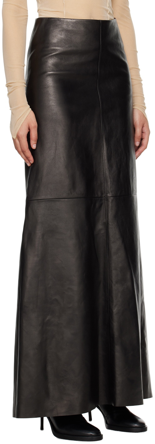 【関税込み】ann demeulemeester 'Janita' skirt Ann Demeulemeester Janita X-Long Asymmetric Skirt With Deep
