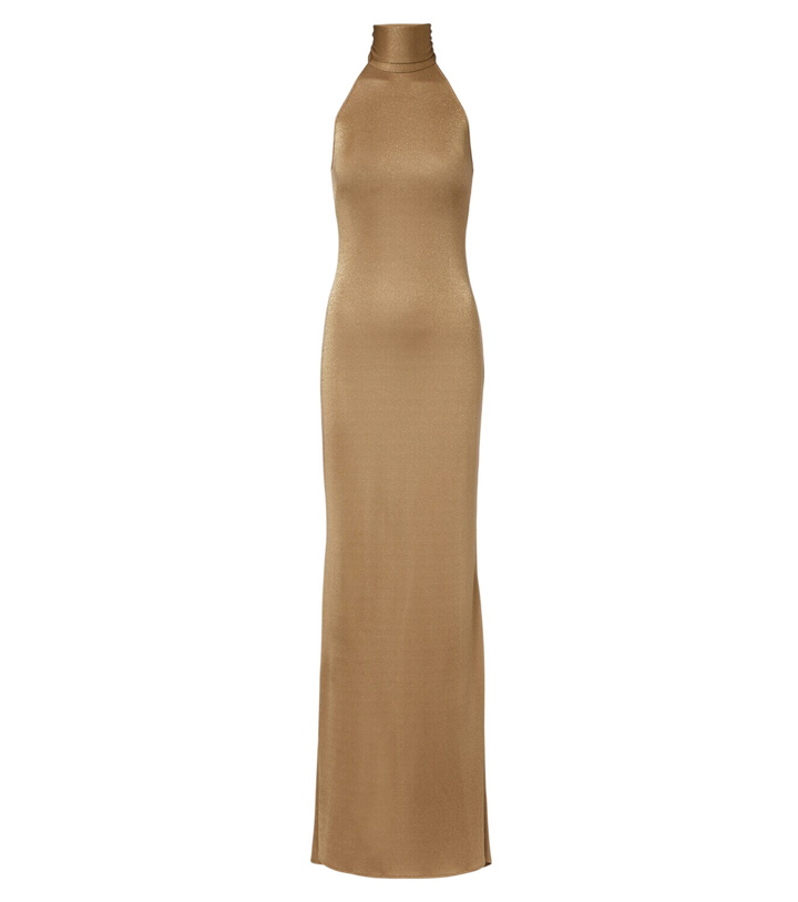 Photo: Ralph Lauren Collection Kelsie halterneck gown