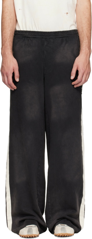 Photo: 424 Black Striped Sweatpants
