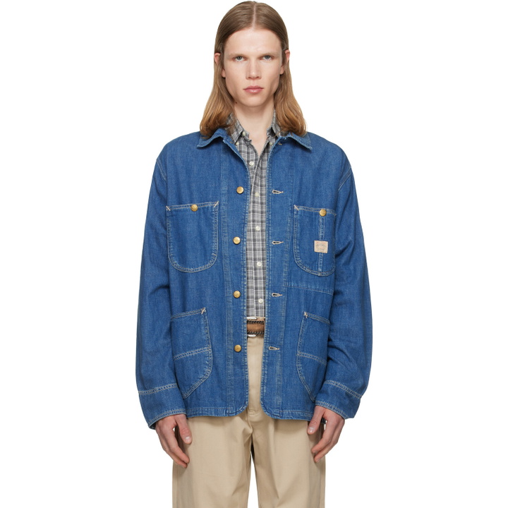 Photo: Polo Ralph Lauren Blue 'The Waldron' Denim Utility Jacket