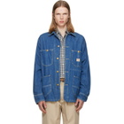 Polo Ralph Lauren Blue 'The Waldron' Denim Utility Jacket