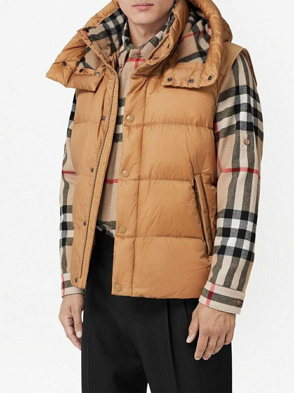 BURBERRY - Hooded Down Jacket Burberry