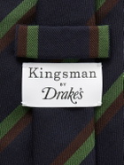 Kingsman - Drake's 7.5cm Striped Silk-Jacquard Tie
